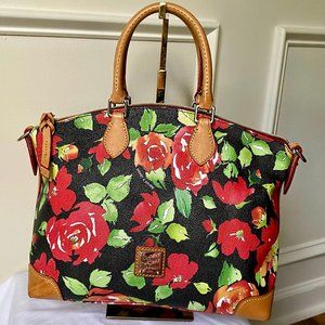 Dooney & Bourke Tote Bag Carryall Leather Tote w/ Key Chain